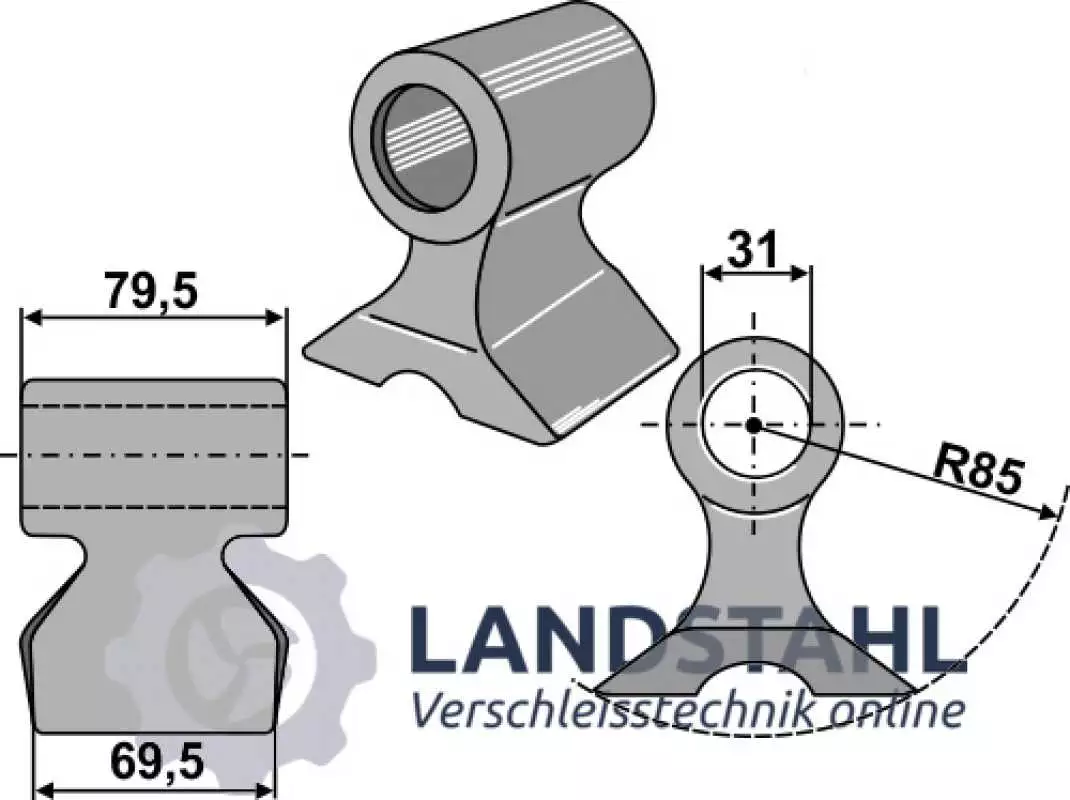 Hammerschlegel 69,5x79,5mm